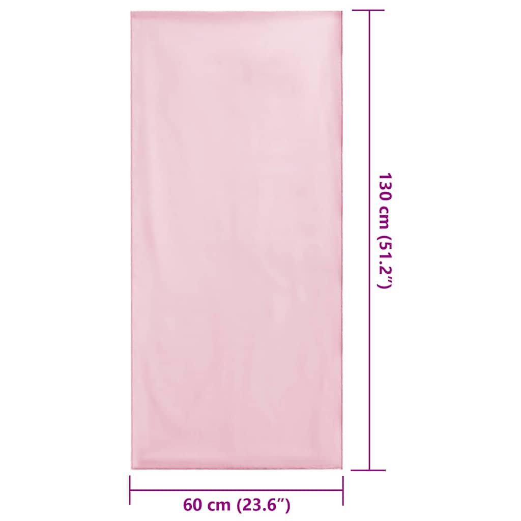 Außenstuhl Handtücher 2 pcs Rosa 130 x 60 cm