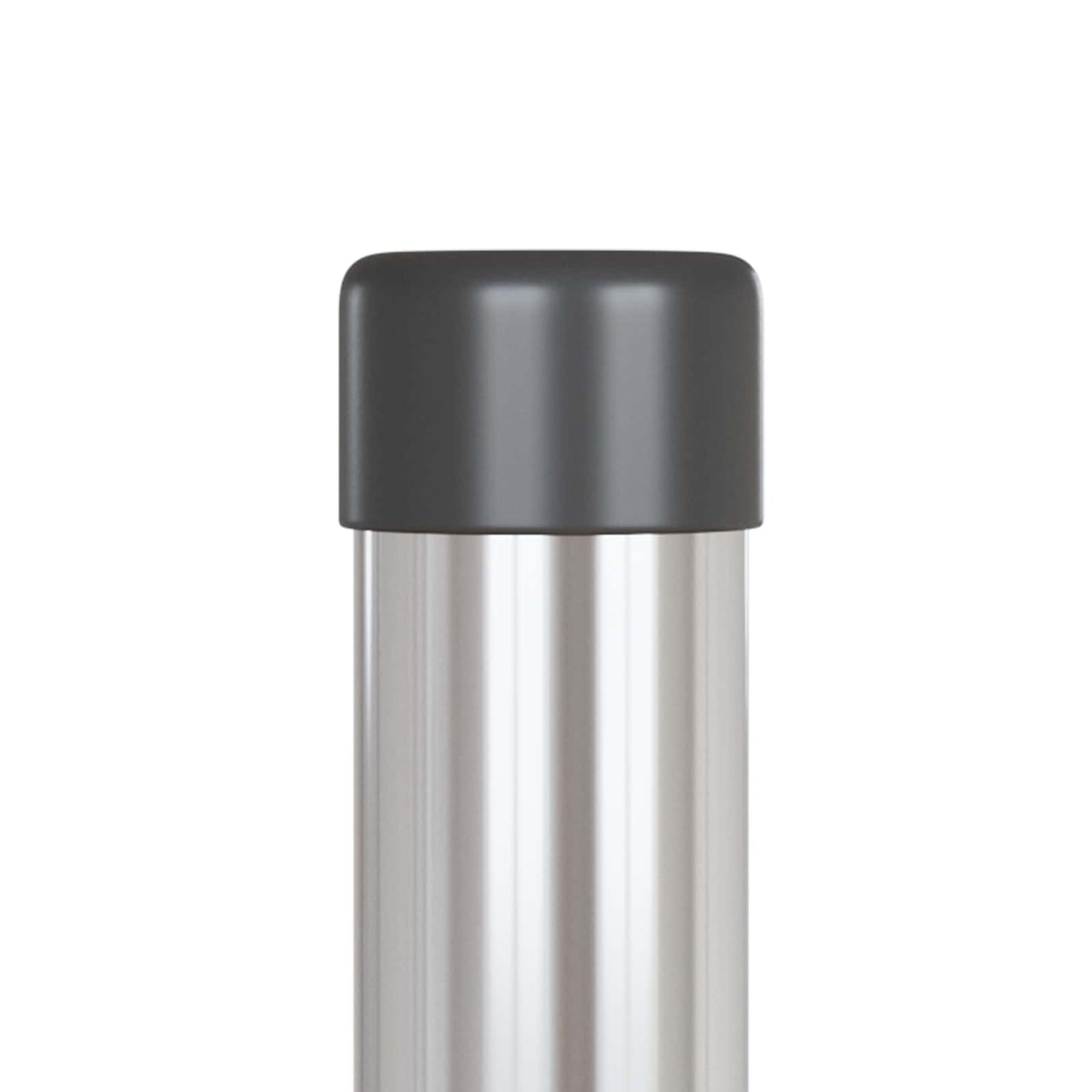 Zaunpfosten 12 pcs Silber 120 cm Pulverbeschichteter Stahl