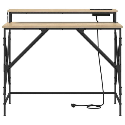 Schreibtisch Sonoma-Eiche 100 x 50 x 86,5 cm Holzwerkstoff