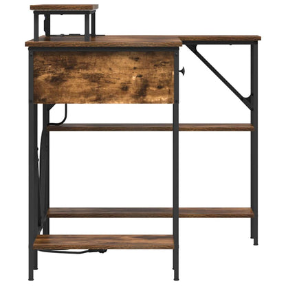 Schreibtisch Geräucherte Eiche 120 x 79 x 86,5 cm Holzwerkstoff