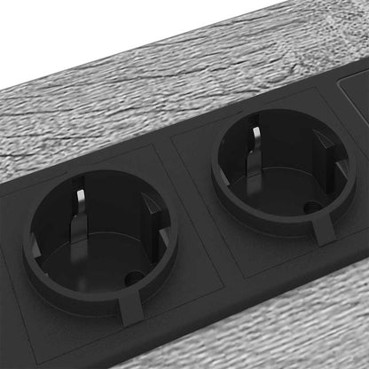 Nachttisch Graues Sonoma 30 x 48 x 61 cm Holzwerkstoff