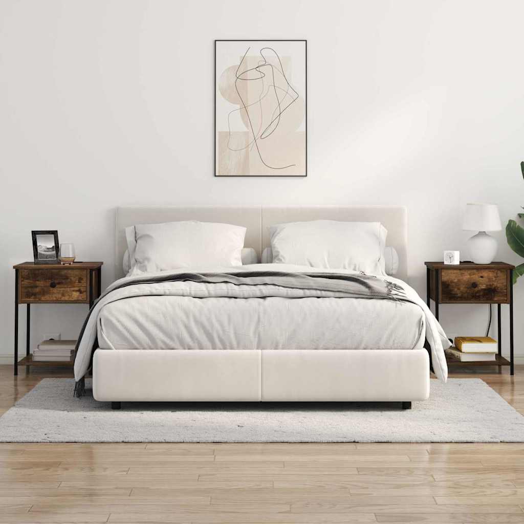 Nachttisch Geräucherte Eiche 42 x 41 x 56 cm Holzwerkstoff