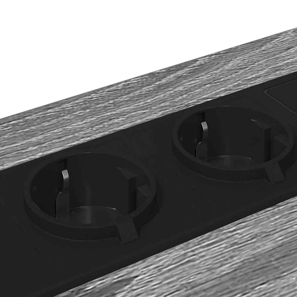 Nachttisch Graues Sonoma 42 x 41 x 56 cm Holzwerkstoff