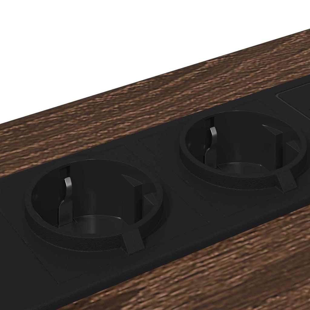 Nachttisch Braun Eichen-Optik 42 x 41 x 56 cm Holzwerkstoff