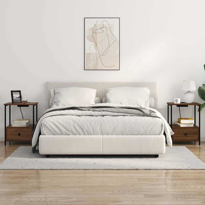 Nachttisch Braun Eichen-Optik 42 x 41 x 56 cm Holzwerkstoff