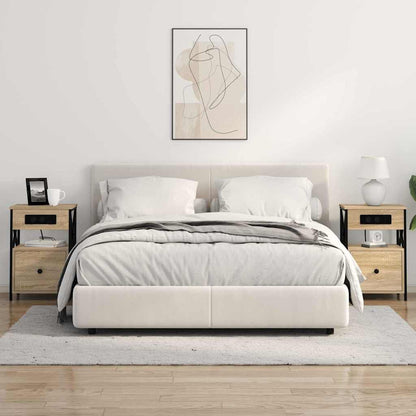 Nachttisch 2 pcs Sonoma-Eiche 40 x 31 x 60 cm Holzwerkstoff