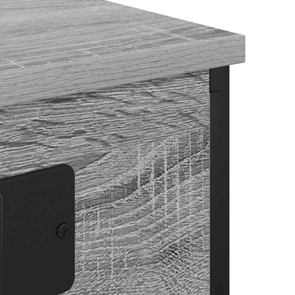 Nachttisch Graues Sonoma 41 x 31 x 51 cm Holzwerkstoff