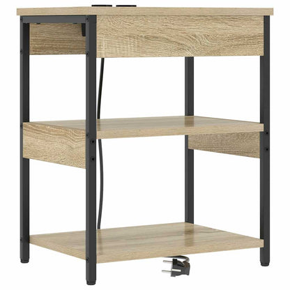 Nachttisch 2 pcs Sonoma-Eiche 41 x 31 x 51 cm Holzwerkstoff