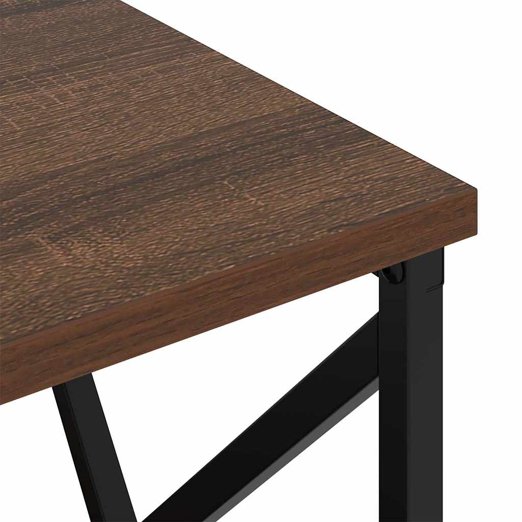 Nachttisch Braun Eichen-Optik 40 x 31 x 60 cm Holzwerkstoff