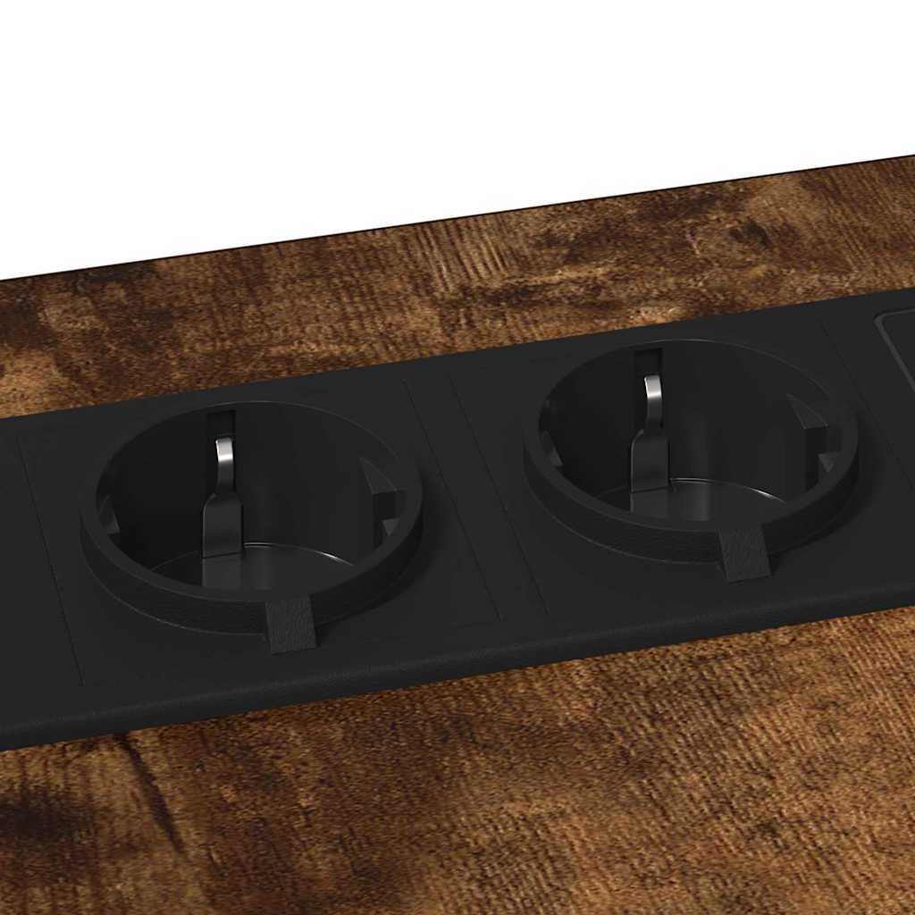 Nachttisch Geräucherte Eiche 41,5 x 26 x 60,5 cm Holzwerkstoff