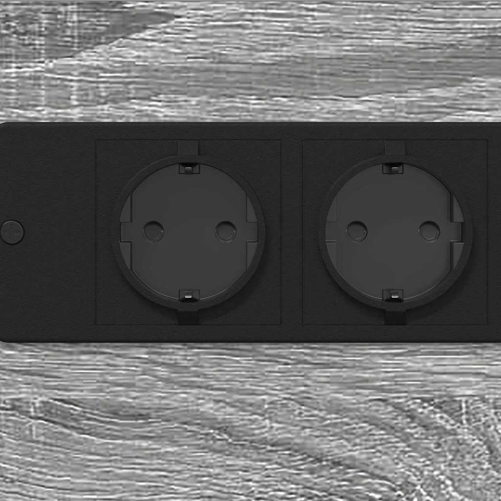 Nachttisch Grau Sonoma 41,5 x 26 x 60,5 cm Holzwerkstoff