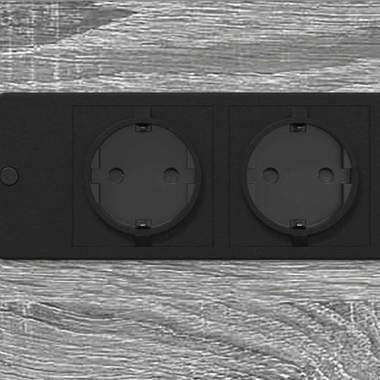 Nachttisch Grau Sonoma 41,5 x 26 x 60,5 cm Holzwerkstoff