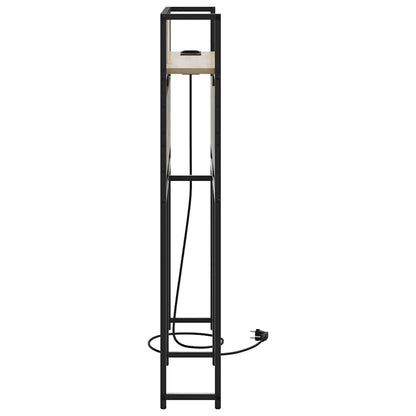 Stauraum-Kopfteil mit Regal Sonoma-Eiche 75 cm Holzwerkstoff