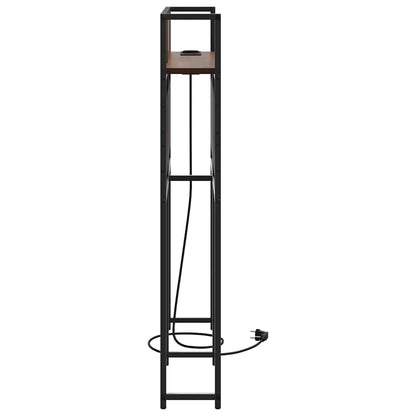 Stauraum-Kopfteil Braun Eichen-Optik 80 cm Holzwerkstoff