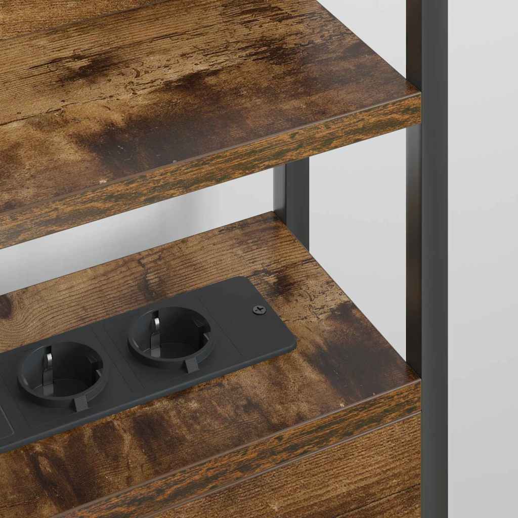 Aufbewahrungskopfteil Räuchereiche 100 cm Holzwerkstoff