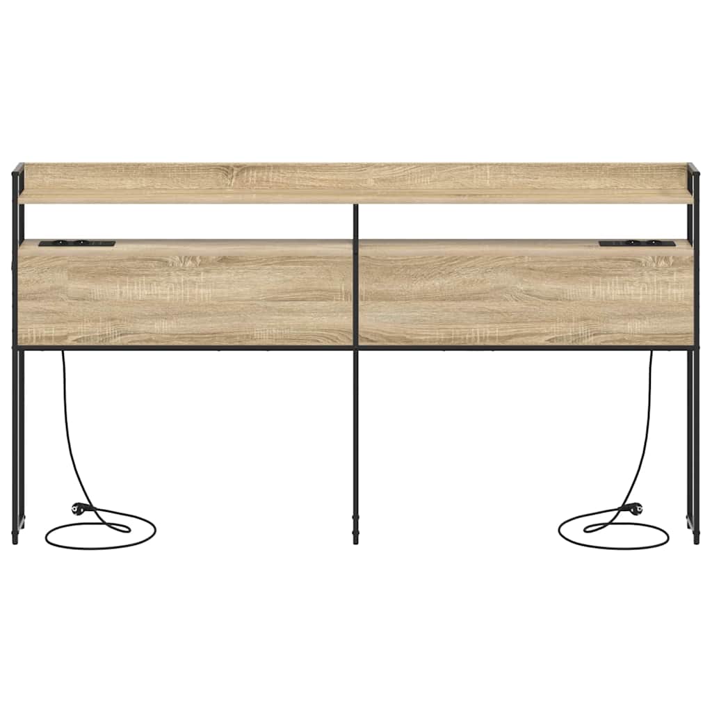 Aufbewahrungskopfteil Sonoma-Eiche 200 cm Holzwerkstoff