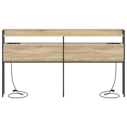 Aufbewahrungskopfteil Sonoma-Eiche 200 cm Holzwerkstoff