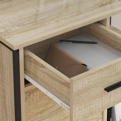 Schrank mit Ladestation Mit Rad Sonoma-Eiche 76 x 41 x 72 cm