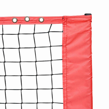 Tennisnetz Schwarz und Rot 301 x 90.5 x 87 cm Polyester
