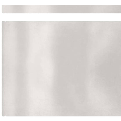 Raseneinfassung Silber 450 x 0,05 x 15 cm Edelstahl