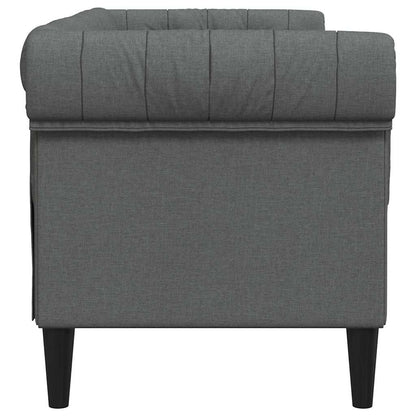 Sofa Dunkelgrau 182,5 x 74,5 x 74,5 cm Polyester