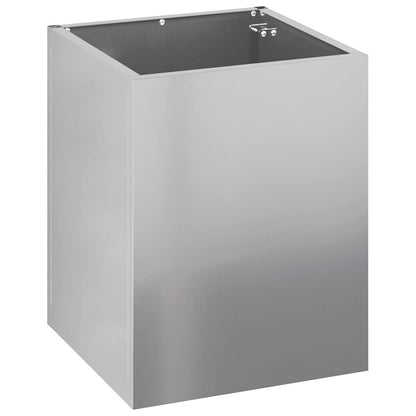 Garten-Pflanzgefäß Verzinkter Stahl 32 x 32 x 40 cm