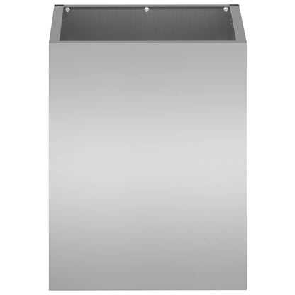 Garten-Pflanzgefäß Verzinkter Stahl 32 x 32 x 40 cm