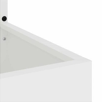 Garten Sichtschutz-Leinwand Weiß 32 x 140 cm