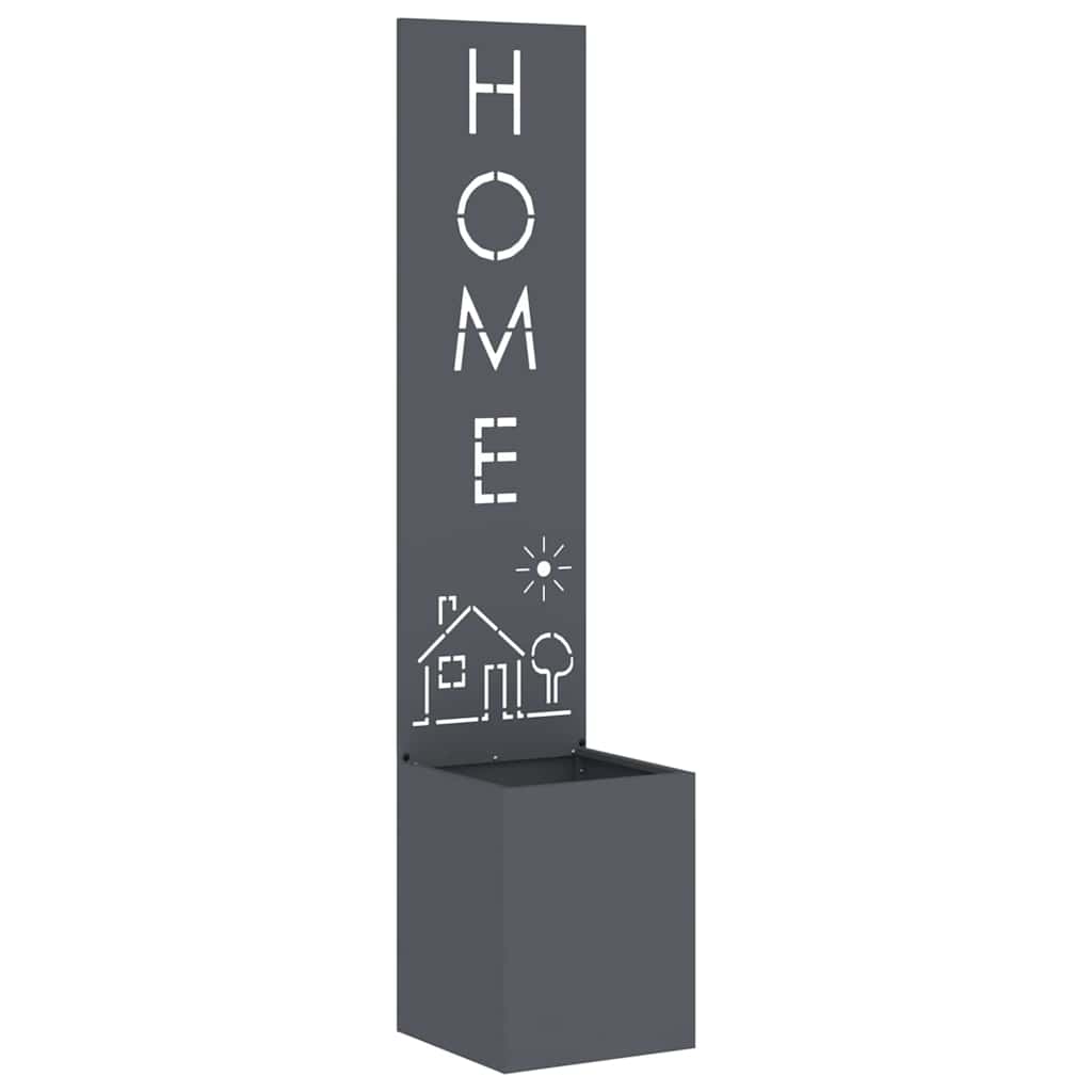 Garten Sichtschutz-Leinwand Anthrazit 32 x 32 x 150 cm