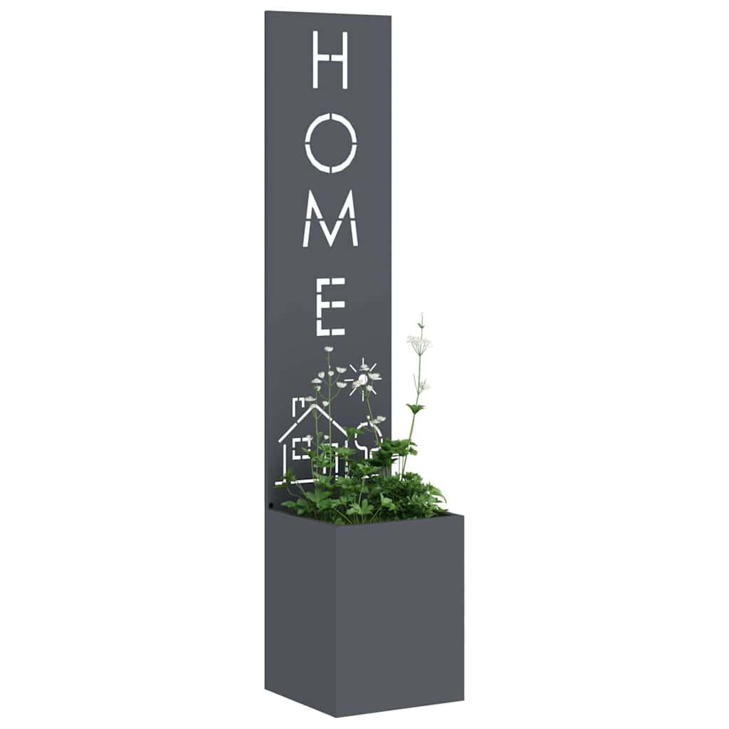 Garten Sichtschutz-Leinwand Anthrazit 32 x 32 x 150 cm