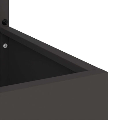 Garten Sichtschutz-Leinwand Schwarz 50 x 32 x 150 cm