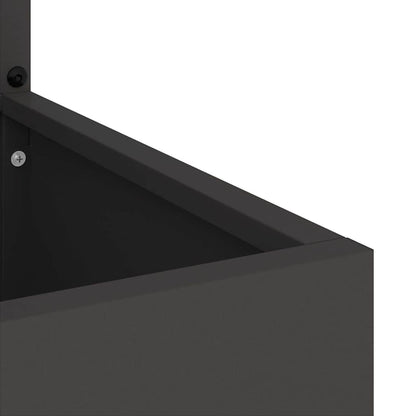 Garten Sichtschutz-Leinwand Tiermuster Schwarz 50 x 140 cm