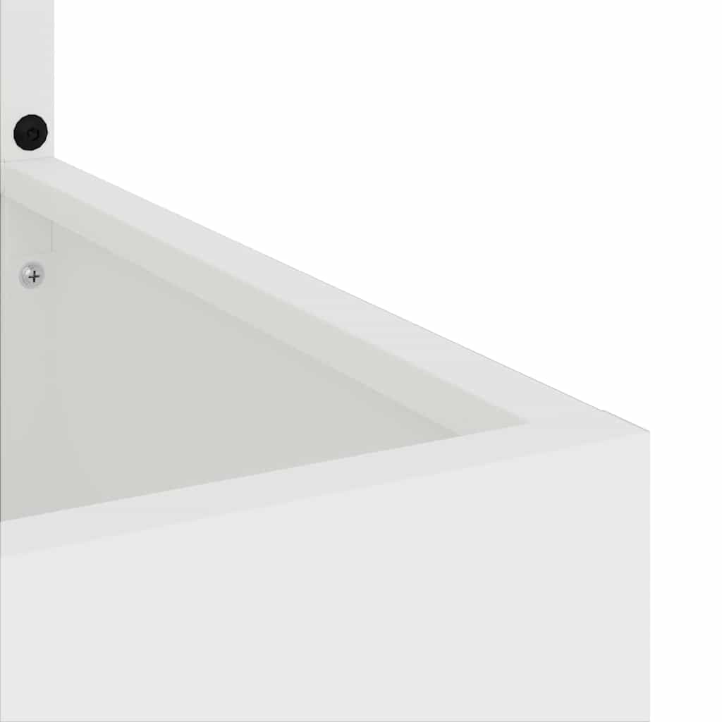 Garten Sichtschutz-Leinwand Tiermuster Weiß 50 x 140 cm