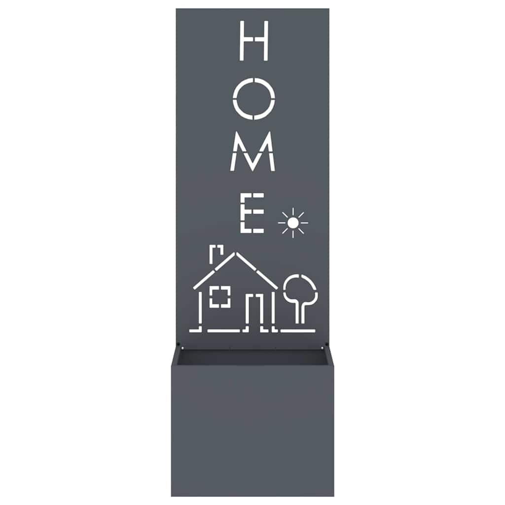 Garten Sichtschutz-Leinwand Anthrazit 50 x 140 cm