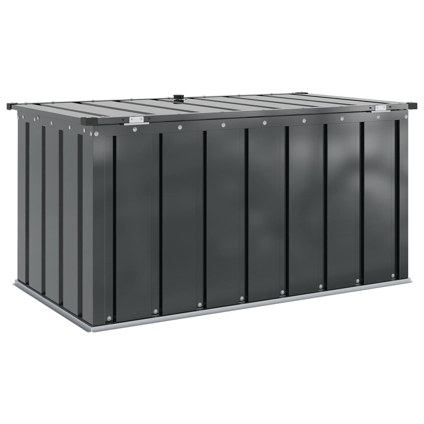 Gartenlagerbox Schwarz 101 x 56,5 x 50 cm Stahl