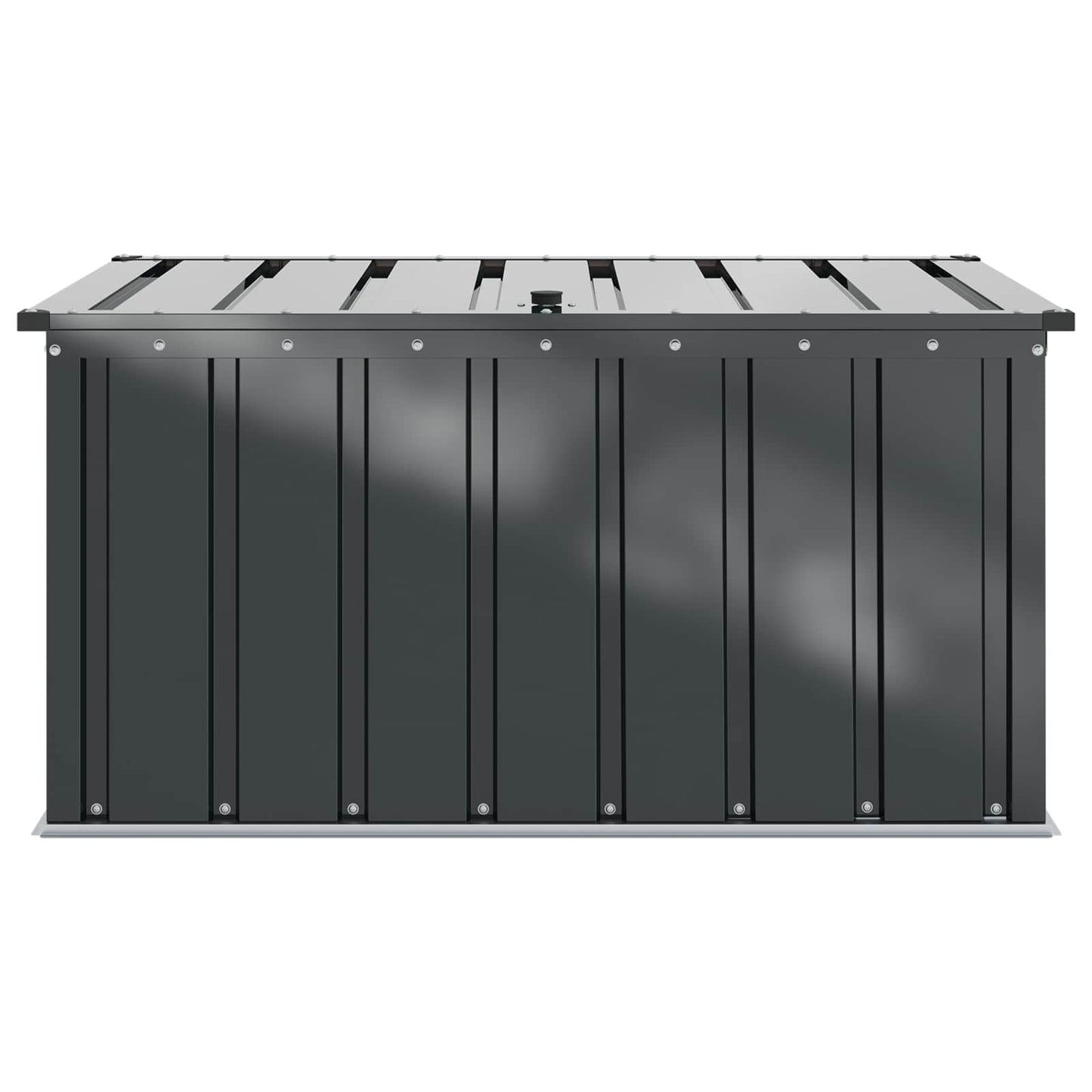 Gartenlagerbox Schwarz 101 x 56,5 x 50 cm Stahl