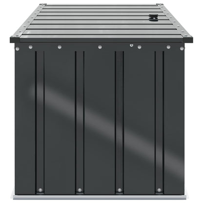 Gartenlagerbox Schwarz 101 x 56,5 x 50 cm Stahl