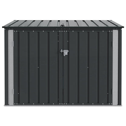 Gartenlagerbox Schwarz 151,5 x 107 x 100 cm Stahl