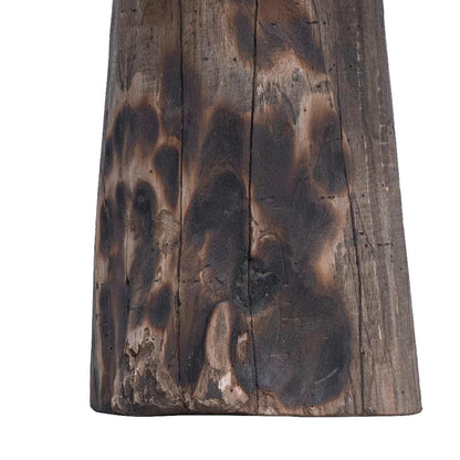 Hocker Natur 35 x 35 x 35 cm Massivholz Teak