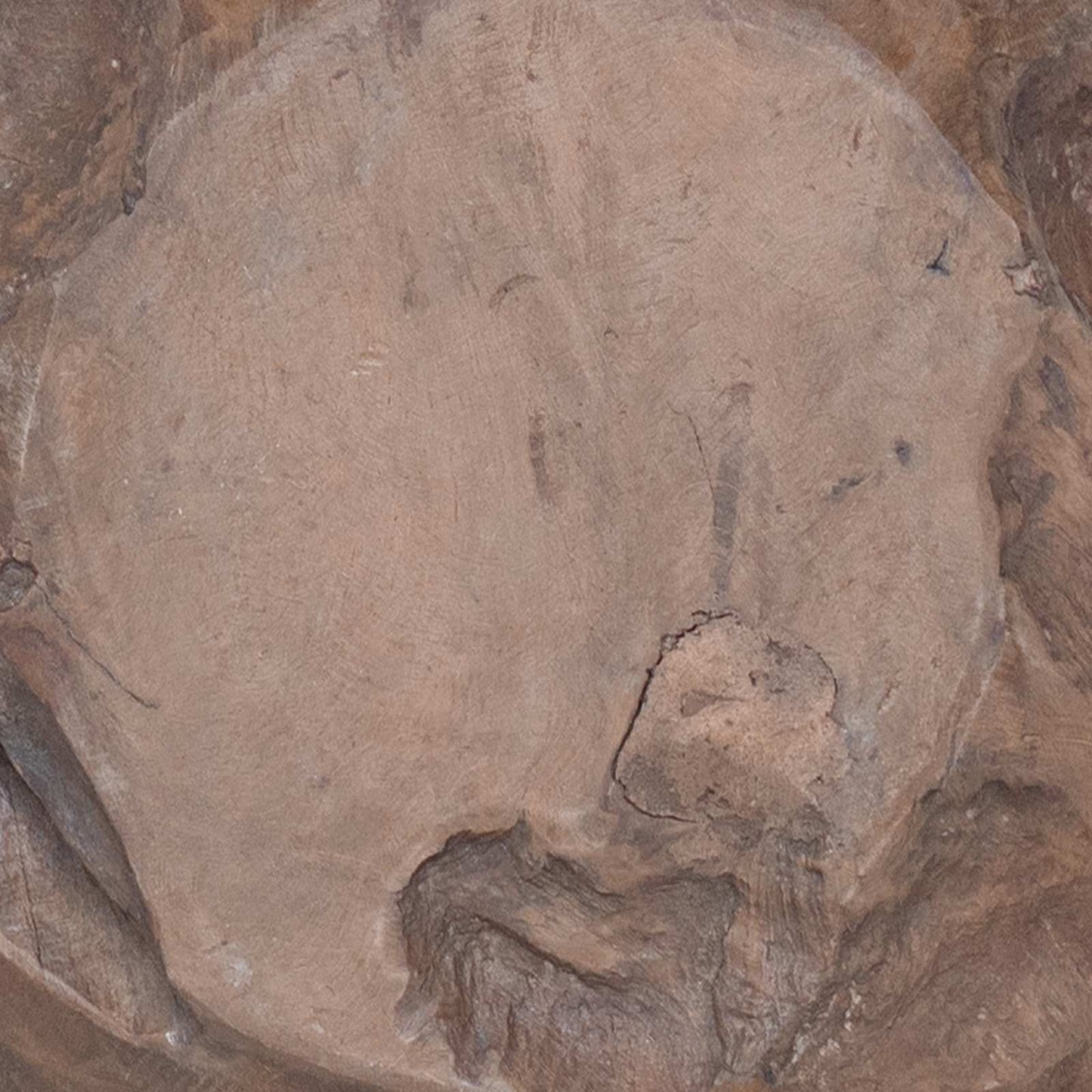 Hocker Natur 35 x 35 x 35 cm Massivholz Teak