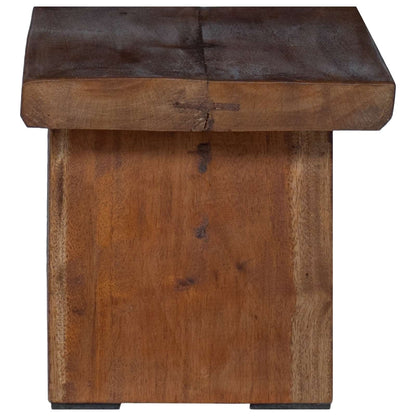 Hocker Natur 29 x 20 x 17 cm Mahagoni Holz