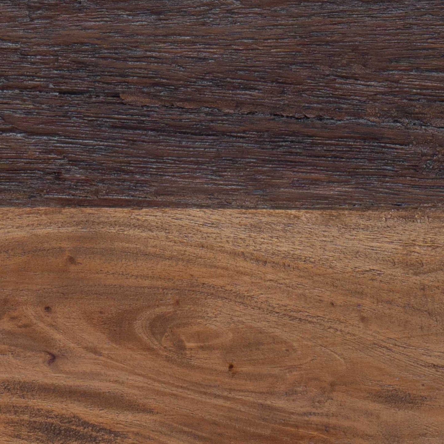 Hocker Natur 37 x 37 x 46 cm Mahagoni Holz