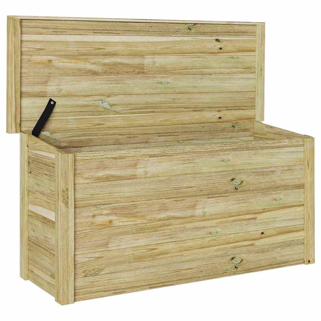 Aufbewahrungsbox mit Speicher Natur 119 x 44,5 x 58 cm