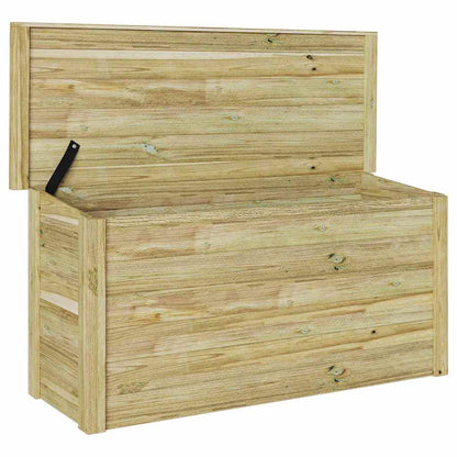 Aufbewahrungsbox mit Speicher Natur 119 x 44,5 x 58 cm