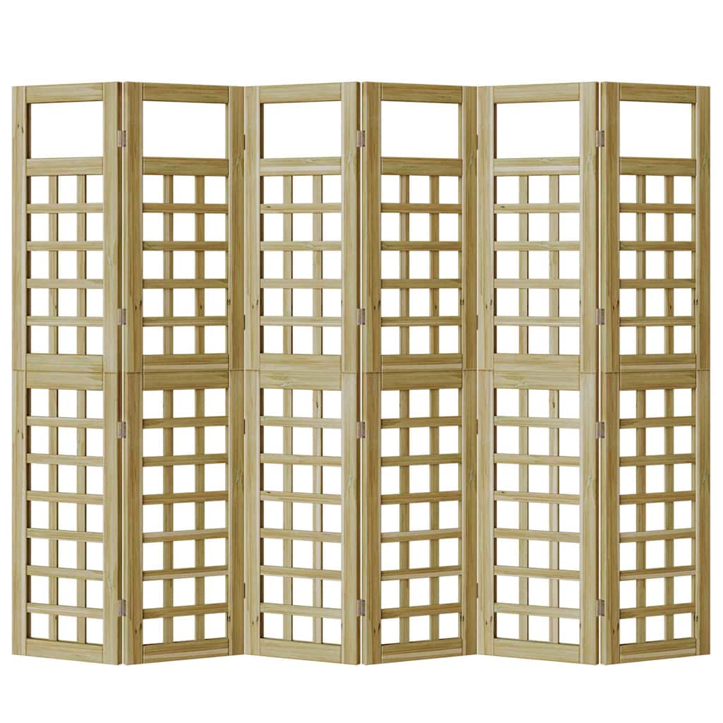 Sichtschutz Honigbraun 240 x 180 cm Massivholz Kiefer