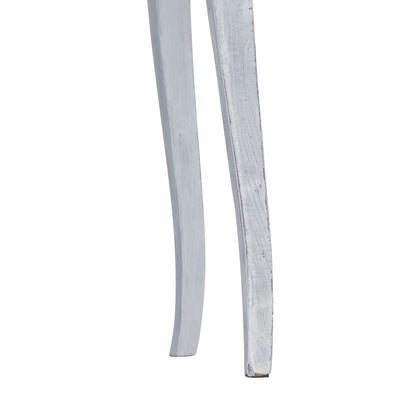 Schreibtisch Braun und Weiß 80 x 40 x 92 cm Massivholz Mahagoni