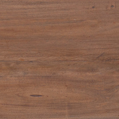 Schreibtisch Braun und Weiß 80 x 40 x 92 cm Massivholz Mahagoni