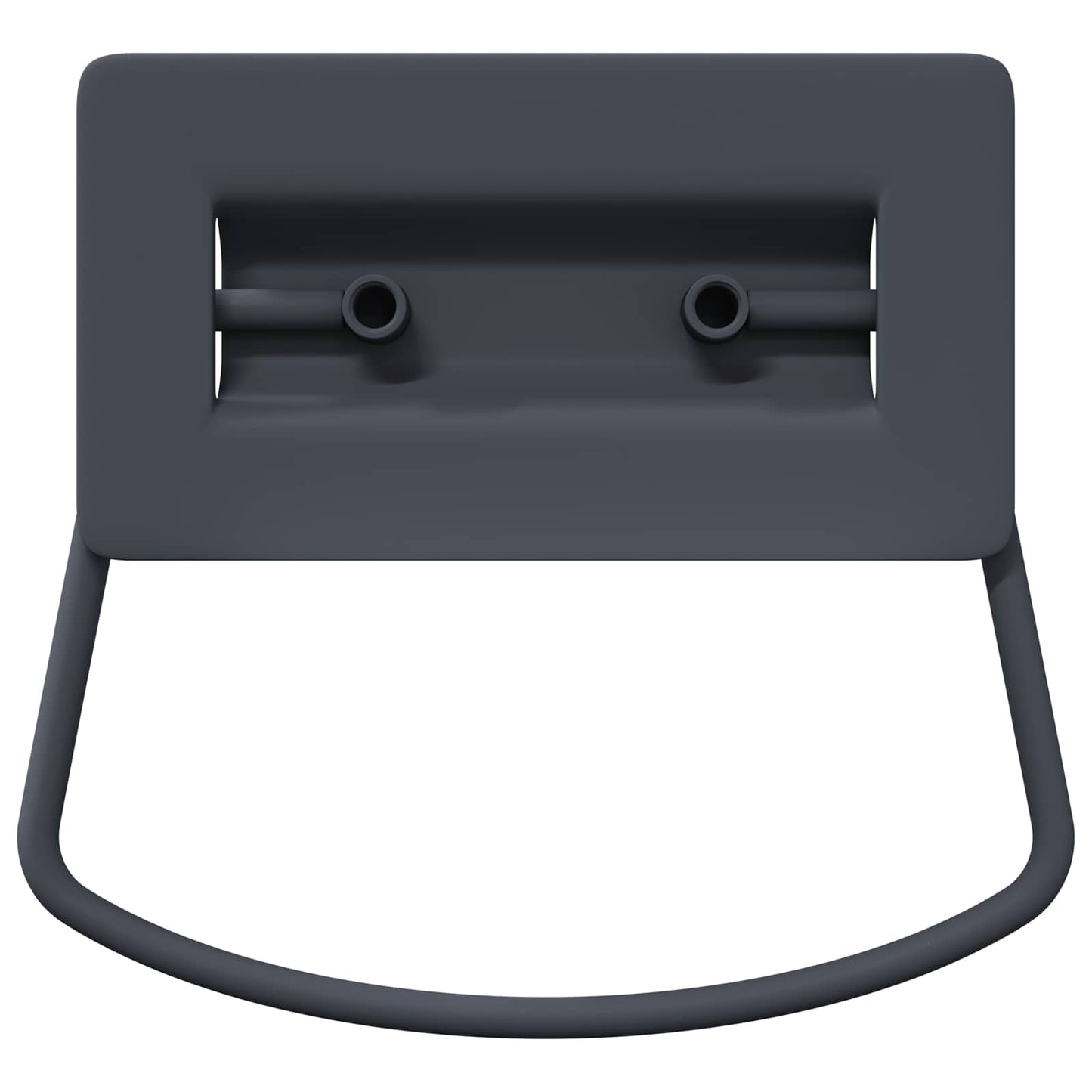 Schrankgriffe 12 pcs Anthrazit 85 x 45 mm Metall