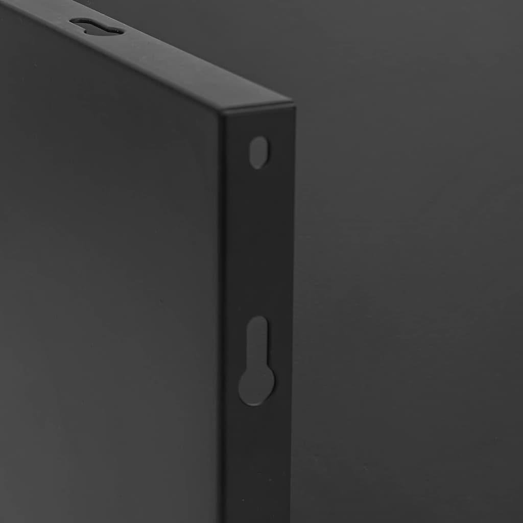 Kugelfangbox Schwarz 29 x 22 x 20 cm Stahl