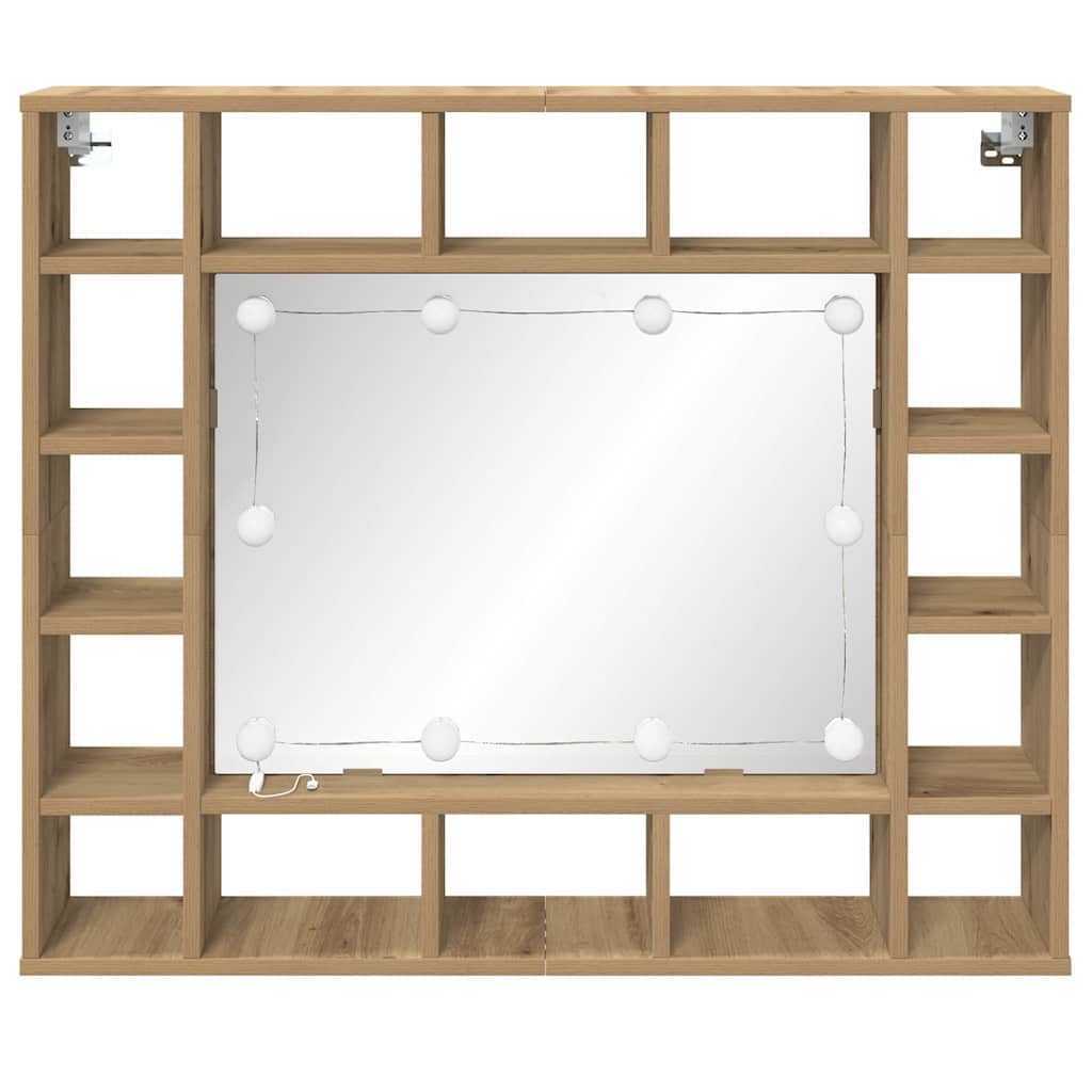 Spiegelschrank Artisan-Eiche 91 x 15 x 76,5 cm Holzwerkstoff